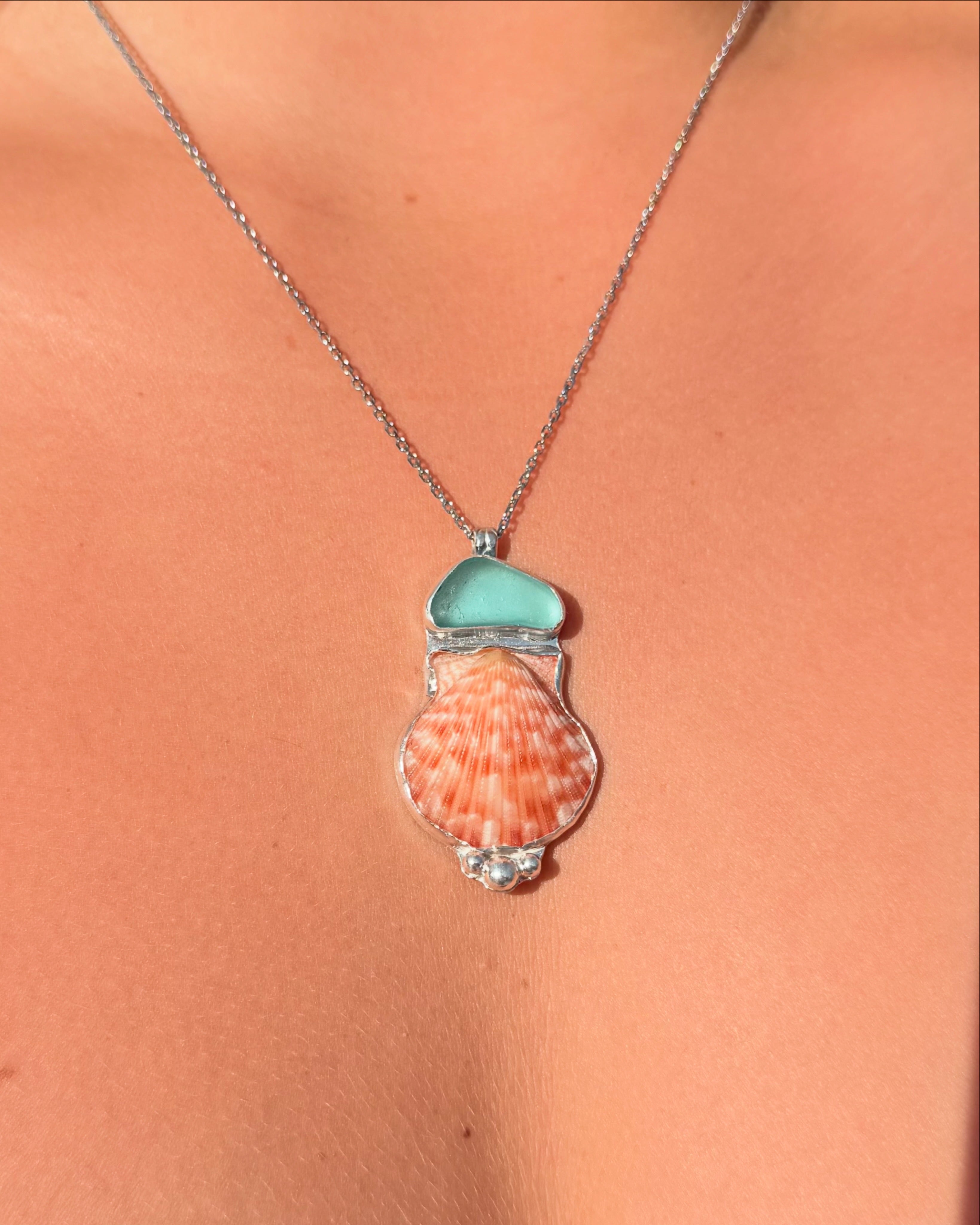 Seafoam Sunrise Pendant