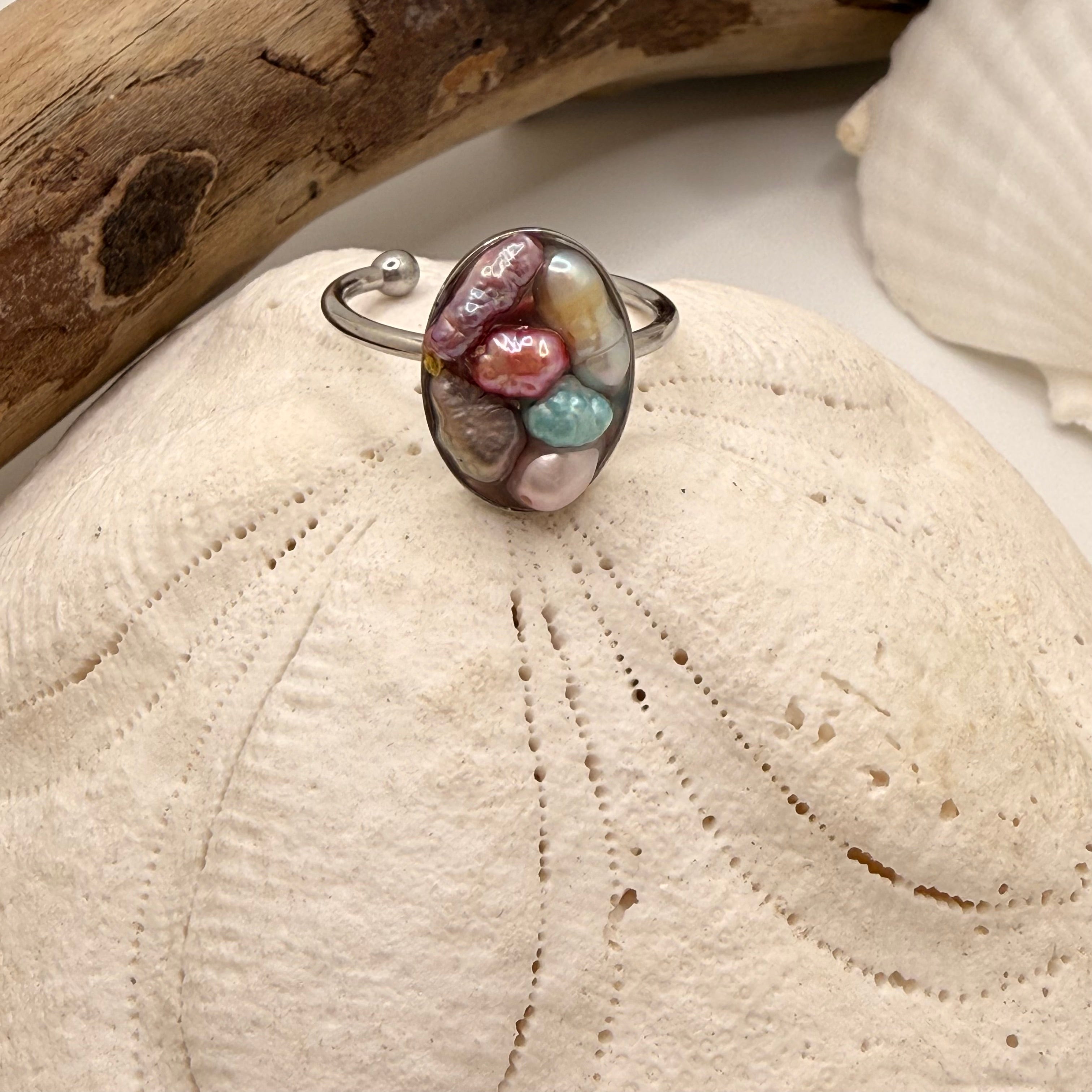 Sea Confetti Ring