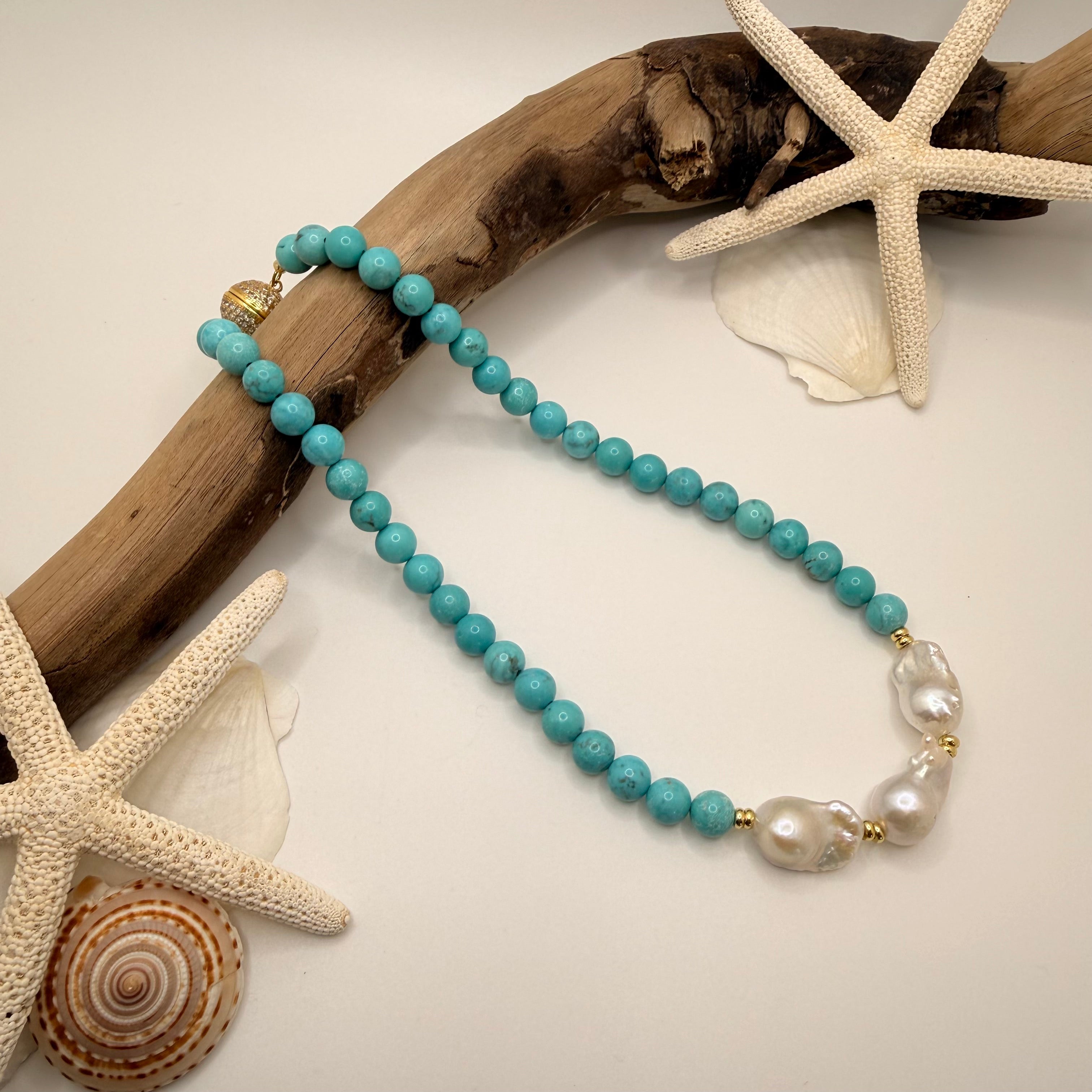Salt & Pearl Statement Necklace
