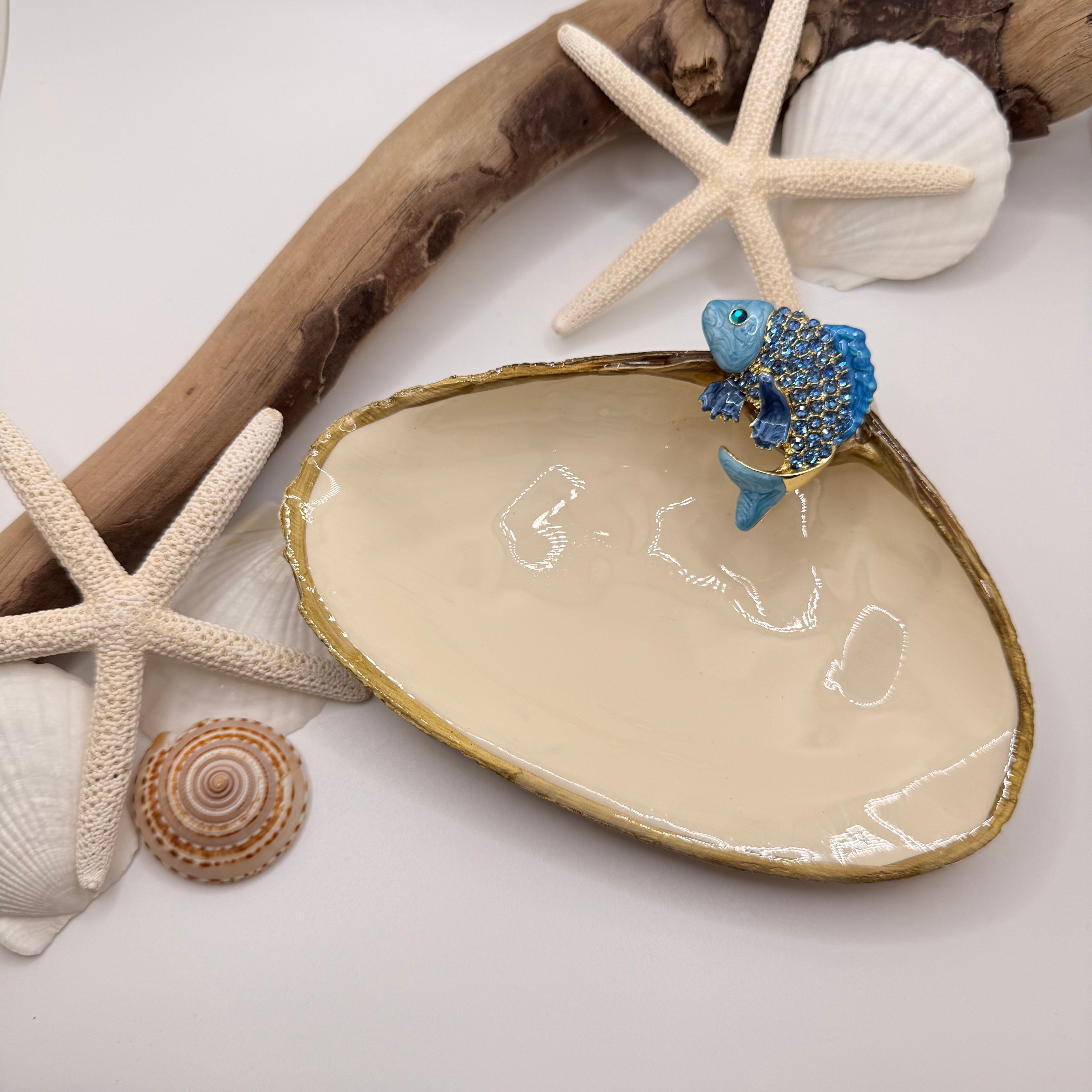 Tide to Treasure Clam Shell Trinket Dish