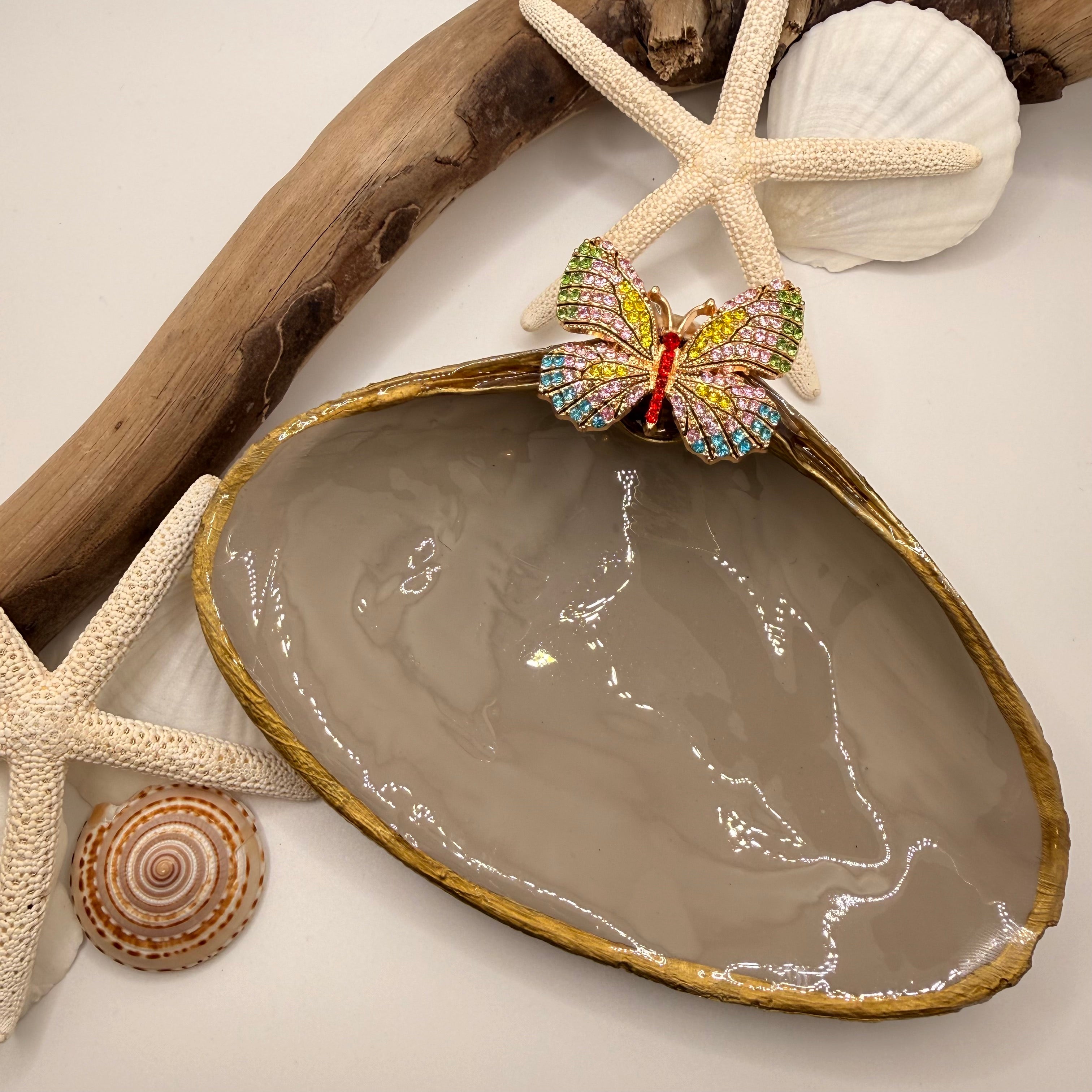 Tide to Treasure Clam Shell Trinket Dish