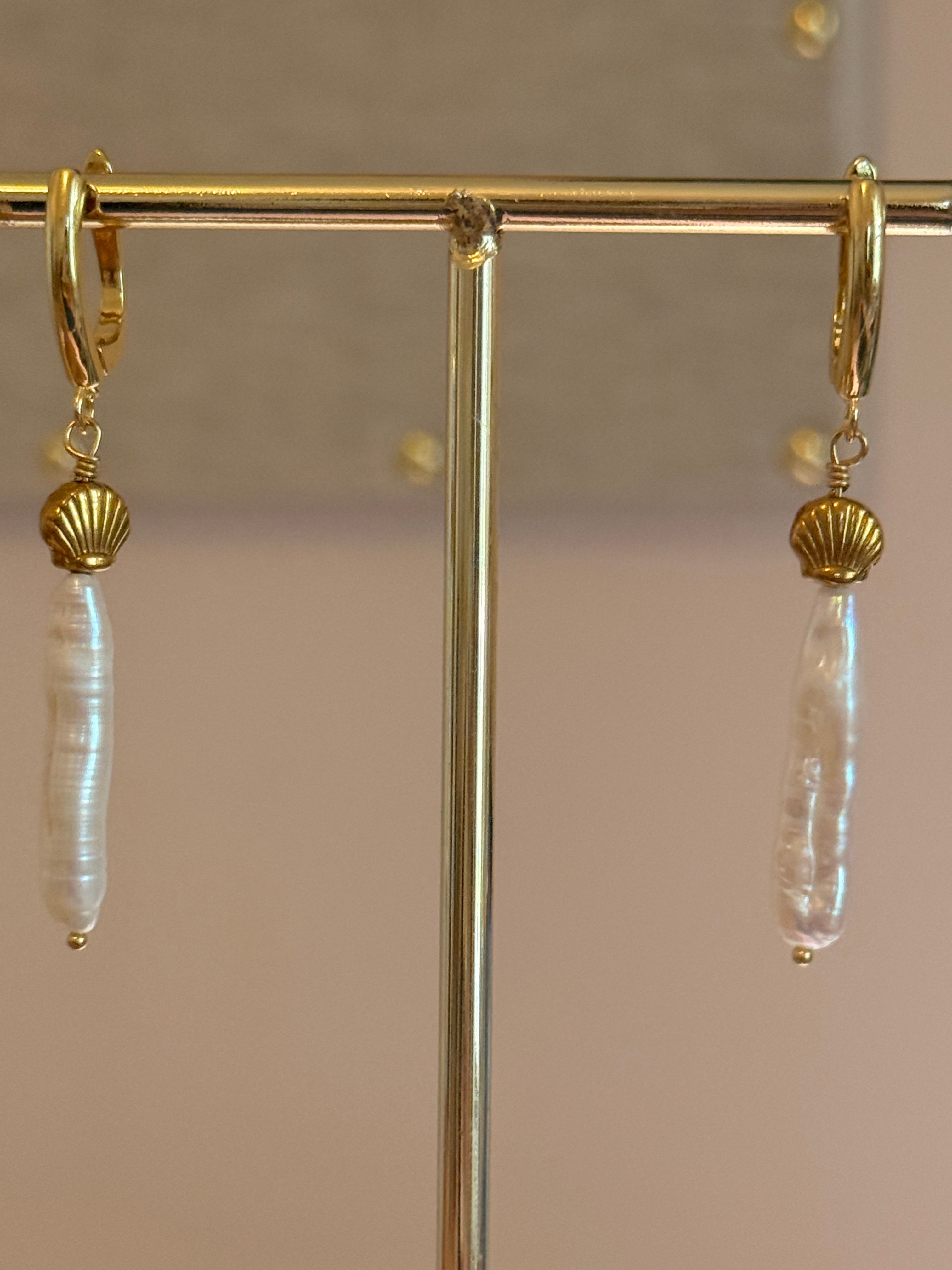 Whitecap Pearl Earrings