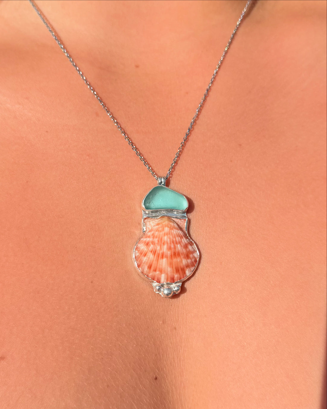Seafoam Sunrise Pendant