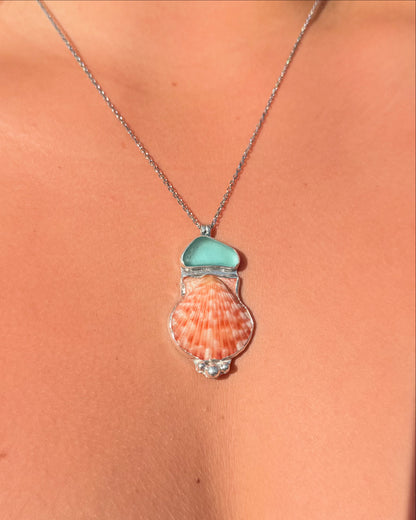 Seafoam Sunrise Pendant