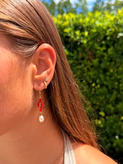 Coral Bloom Earrings