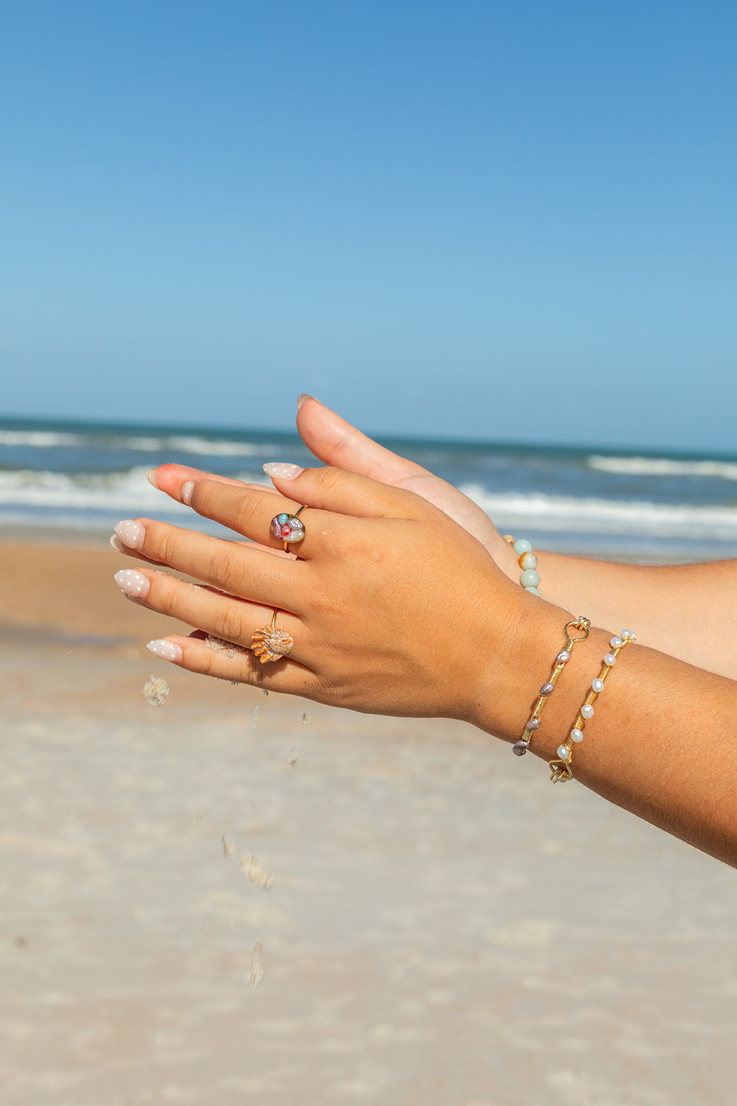 Sea Confetti Ring