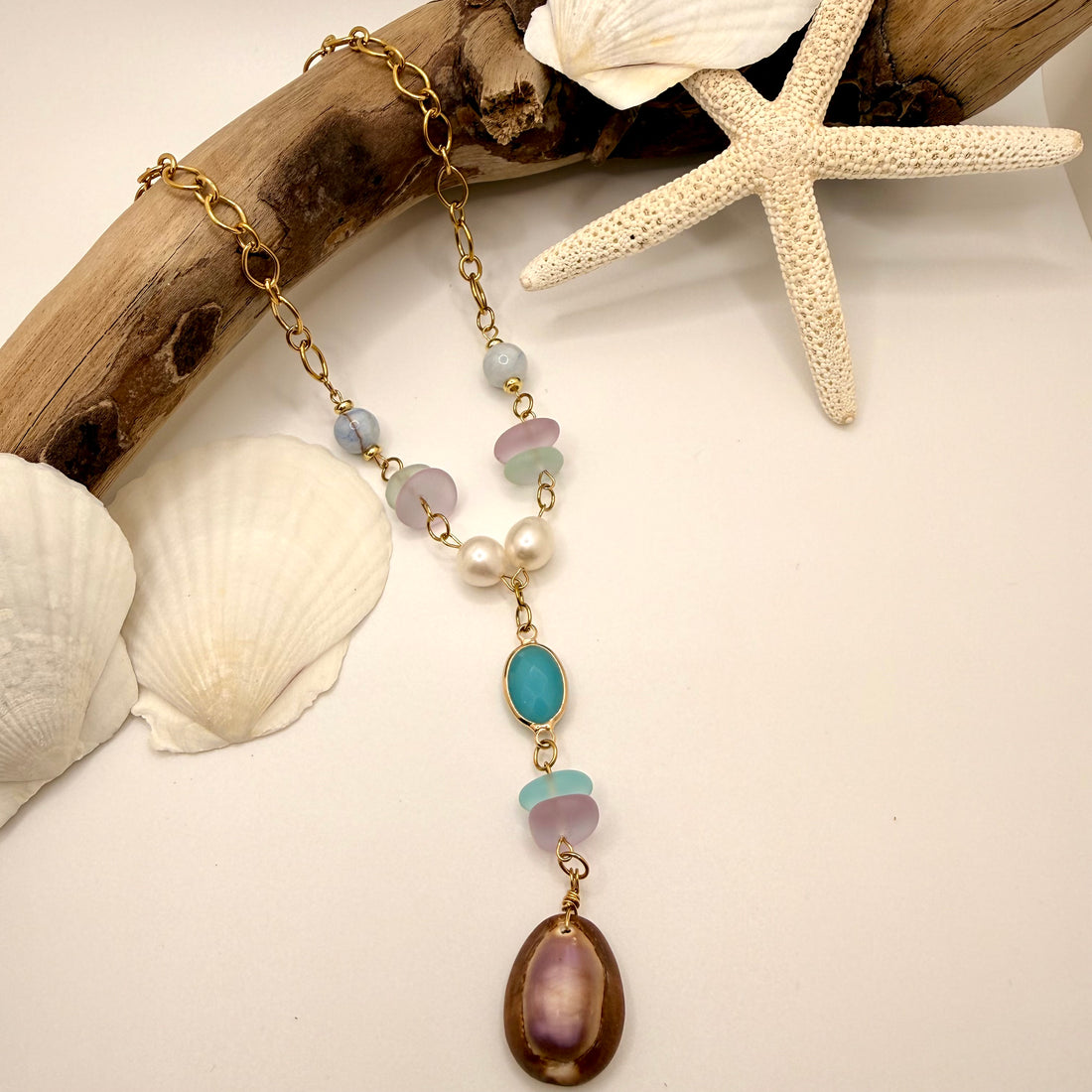 Seaglass Siren Cowrie