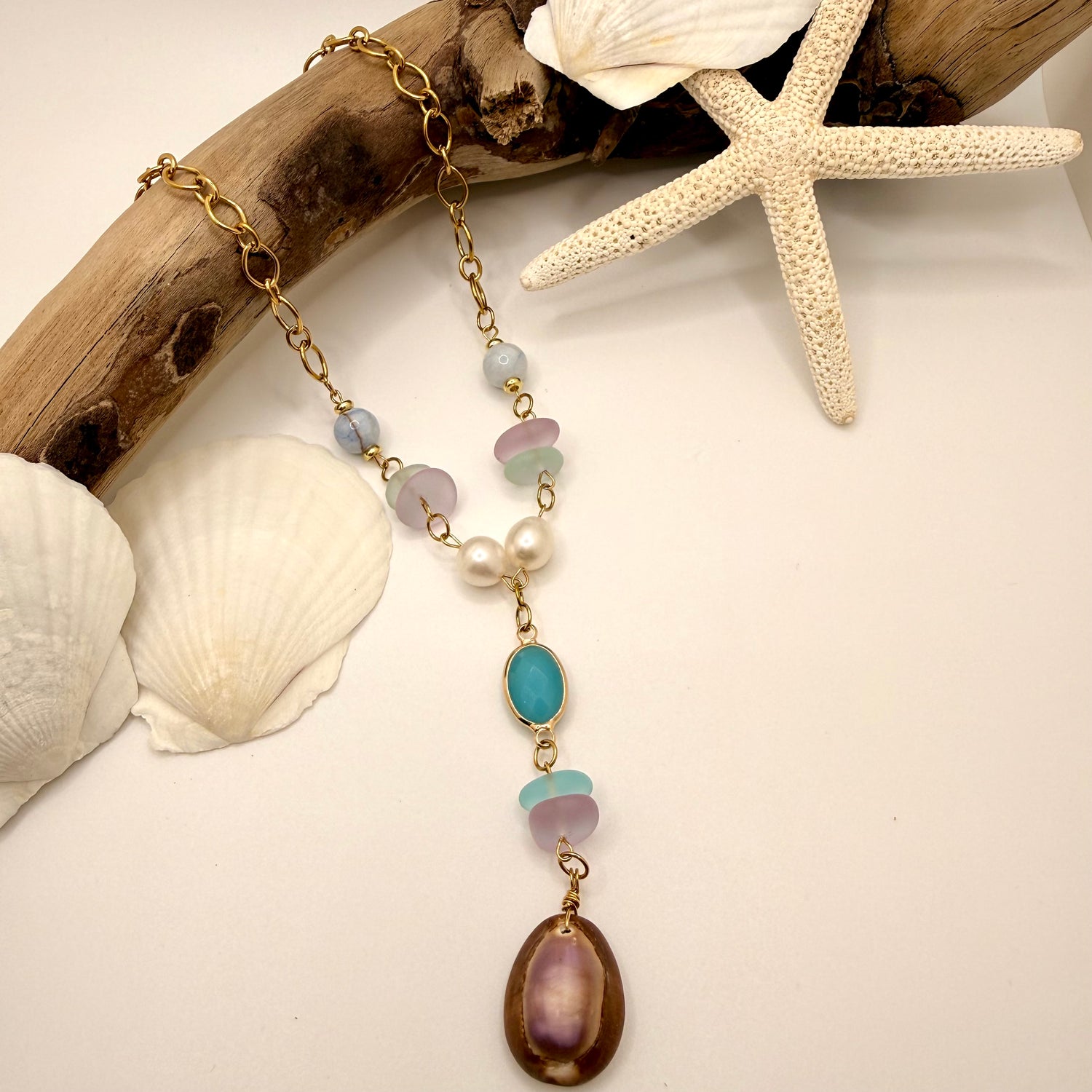 Seaglass Siren Cowrie