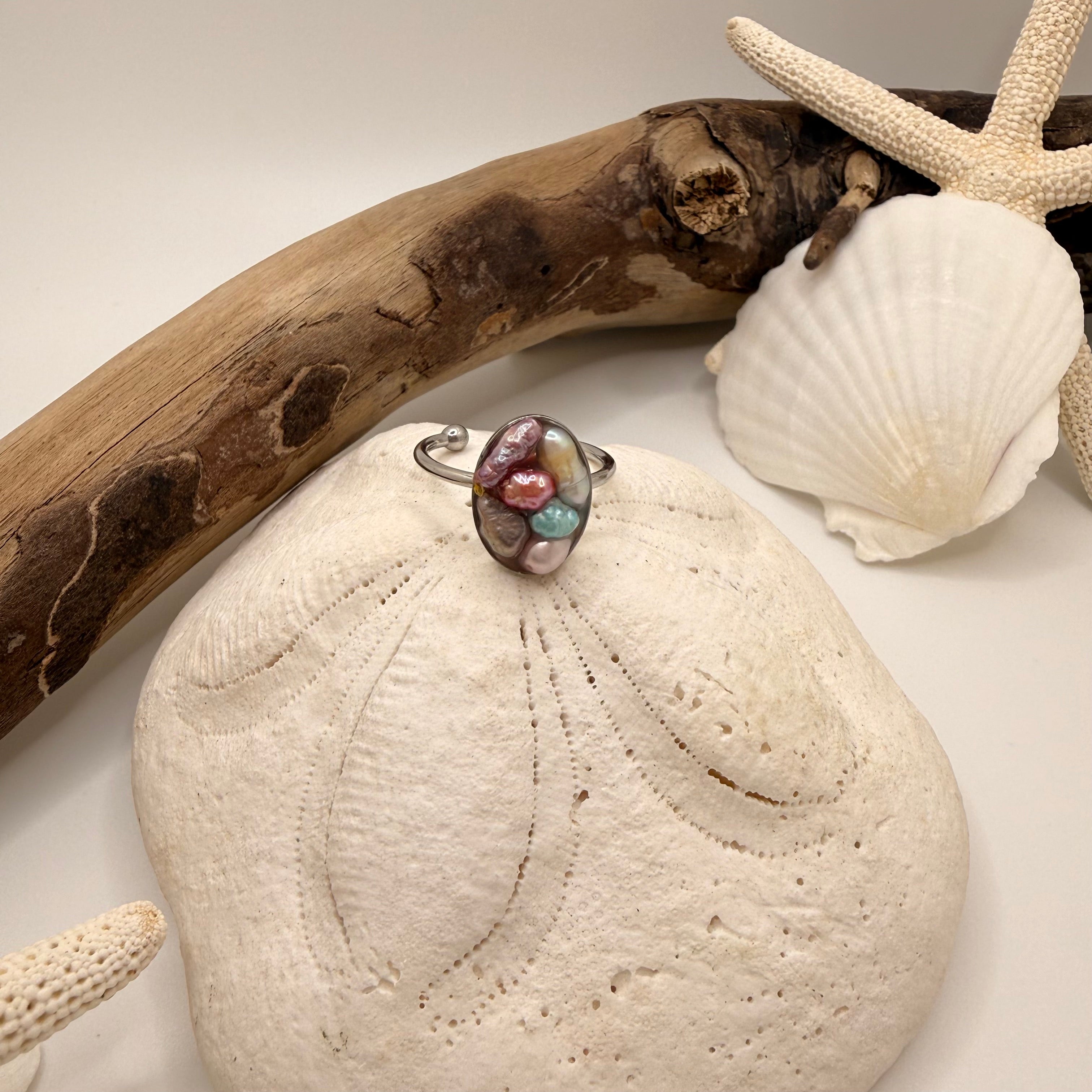 Sea Confetti Ring