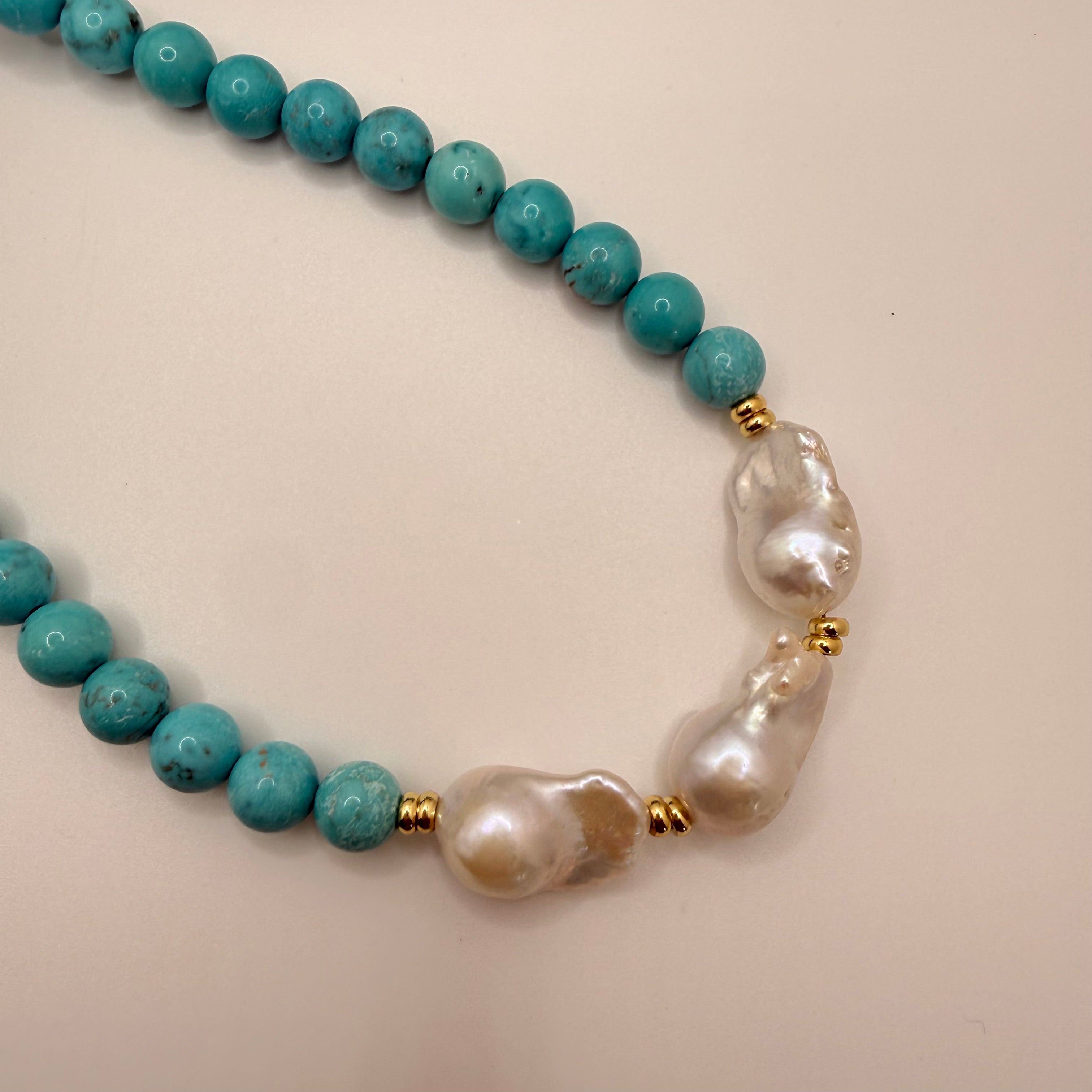 Salt &amp; Pearl Statement Necklace