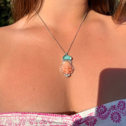 Seafoam Sunrise Pendant