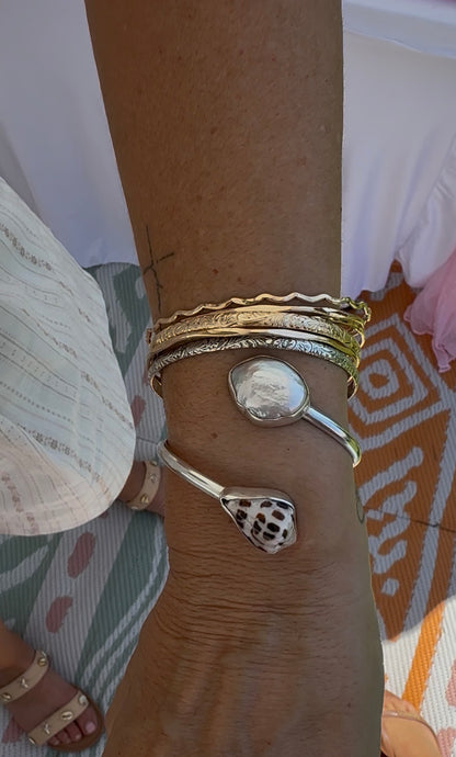 Ocean Elements Snake Cuff Bracelet (MADE TO ORDER)