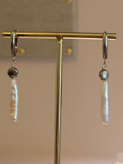 Whitecap Pearl Earrings
