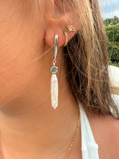 Whitecap Pearl Earrings