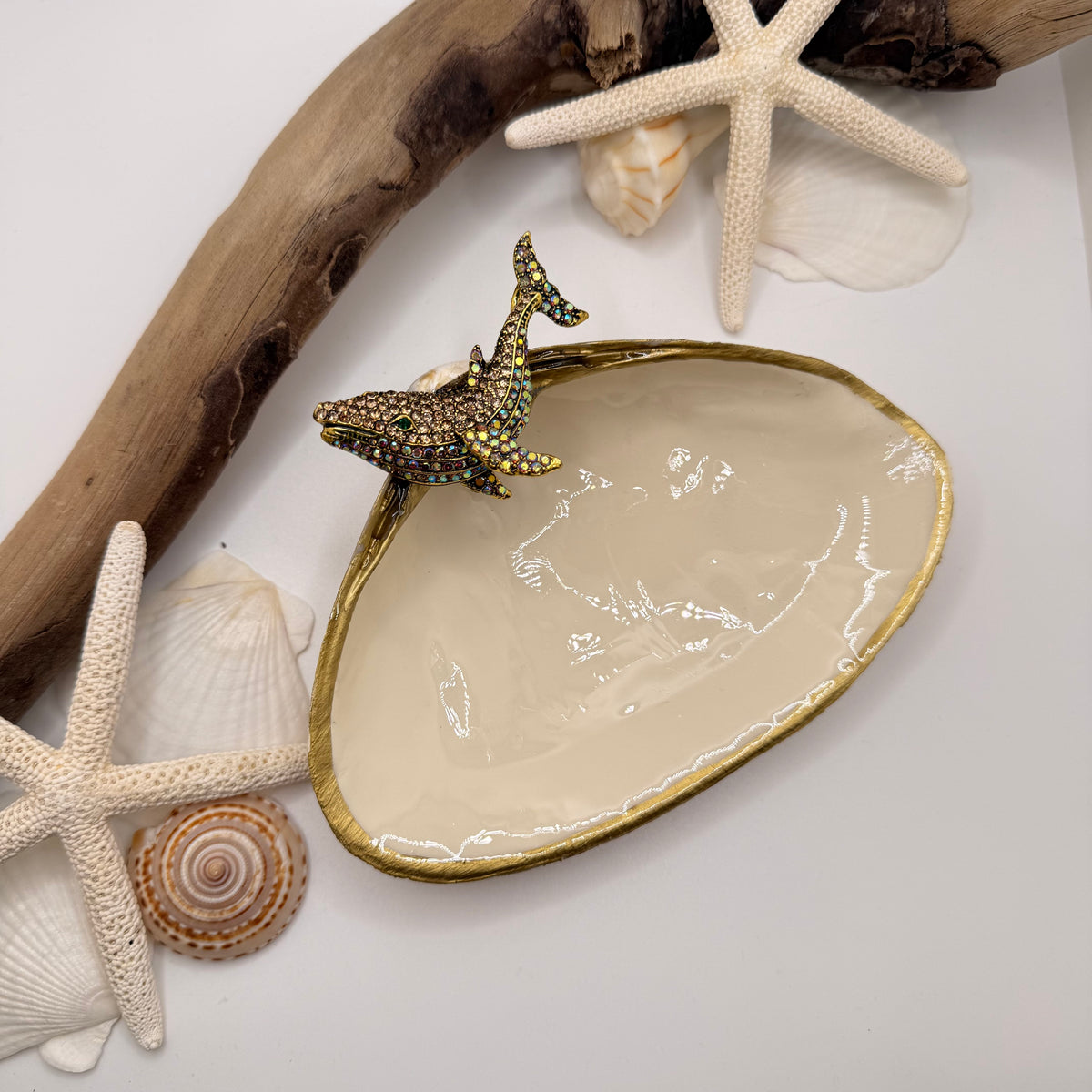 Tide to Treasure Clam Shell Trinket Dish